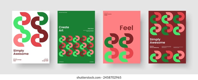 Plantilla de presentación empresarial aislada. Diseño de folletos creativos. Diseño de informe moderno. Portada del libro. Anuncio. Volante. Antecedentes. Cartel. Catálogo. Boletín informativo. Publicidad. Prospecto. Diario. Cartera