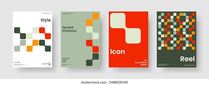 Plantilla de presentación empresarial aislada. Diseño de portada de libro creativo. Diseño de fondo moderno. Anuncio. Informe. Volante. Folleto. Cartel. Boletín informativo. Revista. Catálogo. Publicidad. Prospecto. Portátil