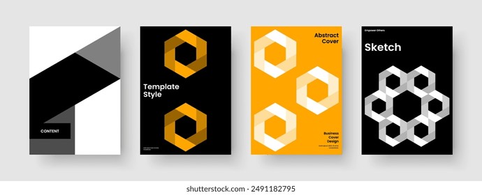 Isolierte Business Presentation Vorlage. Kreatives Poster-Design. Modernes Hintergrundlayout. Banner. Buchumschlag. Broschüre. Flyer. Bericht. Handzettel Werbung. In: Magazine. Broschüre. In: Journal. Portfolio