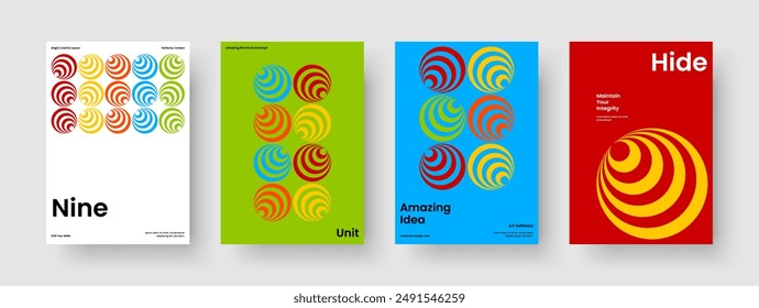 Plantilla de presentación empresarial aislada. Diseño de póster creativo. Diseño de informe Abstractas. Portada del libro. Anuncio. Folleto. Volante. Antecedentes. Handbill. Boletín informativo. Cartera. Revista. Diario