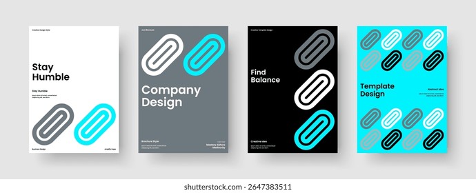 Plantilla de presentación de negocios aislados. Diseño de folleto creativo. Diseño moderno de la cubierta del libro. Cartel. Anuncio. Volante. Antecedentes. Informe. Panfleto. Publicidad. Revista. Manual. Cuaderno. Diario