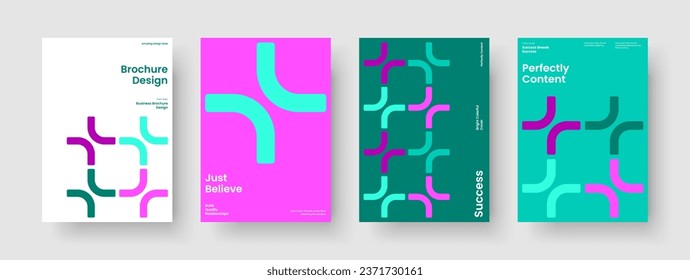 Plantilla de presentación comercial aislada. Diseño de la cubierta del libro geométrico. Diseño de volante creativo. Folleto. Antecedentes. Cartel. Informe. Cartel. Identidad de marca. Cuaderno. Boletín informativo. Folleto. Billete