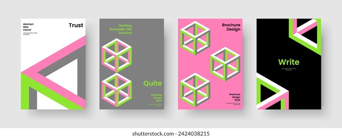 Isolated Business Presentation Template. Geometric Background Design. Abstract Flyer Layout. Poster. Brochure. Banner. Report. Book Cover. Newsletter. Advertising. Portfolio. Magazine. Notebook
