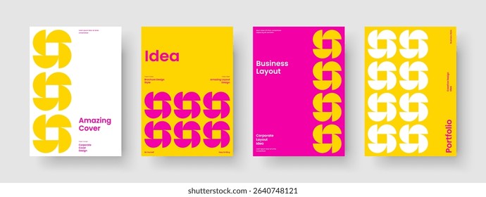 Isolated Business Presentation Template. Geometric Background Design. Abstract Brochure Layout. Poster. Banner. Book Cover. Report. Flyer. Newsletter. Pamphlet. Portfolio. Leaflet. Brand Identity