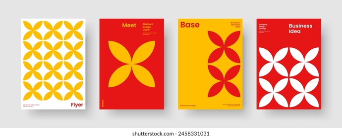 Plantilla de presentación empresarial aislada. Diseño de Anuncio moderno. Diseño de portada de libro creativo. Volante. Cartel. Informe. Antecedentes. Folleto. Catálogo. Handbill. Identidad de marca. Folleto. Diario