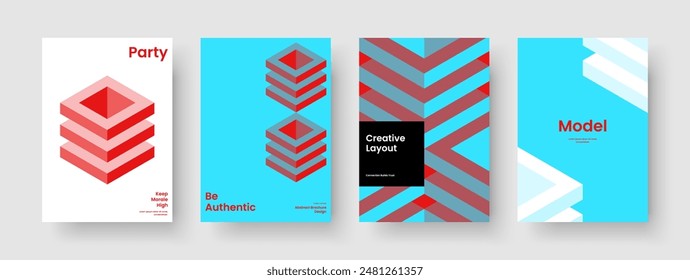 Plantilla de presentación empresarial aislada. Diseño de fondo moderno. Diseño Abstractas del volante. Folleto. Informe. Anuncio. Portada del libro. Cartel. Cartera. Publicidad. Prospecto. Catálogo. Handbill. Folleto