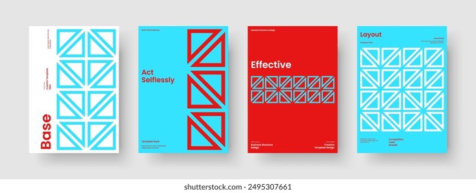 Isolated Business Presentation Template. Modern Flyer Layout. Geometric Background Design. Book Cover. Banner. Report. Brochure. Poster. Pamphlet. Brand Identity. Advertising. Journal. Leaflet