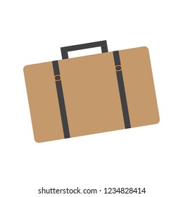 Isolated business suitcase icon. Vector illustration design