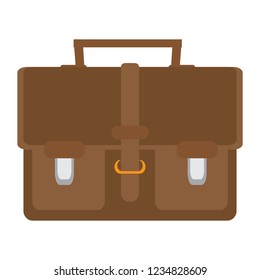 Isolated business suitcase icon. Vector illustration design