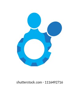 Isolated business teamwork icon