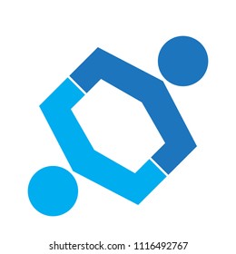 Isolated business teamwork icon