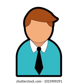 Isolated businessman design