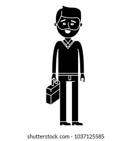 Isolated businessman design