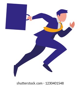 Isolated businessman design