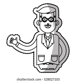 Isolated businessman design