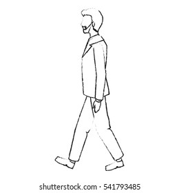 Isolated businessman design