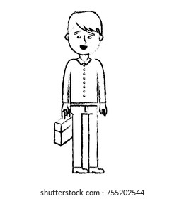 Isolated businessman design