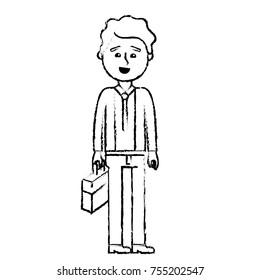 Isolated businessman design