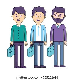 Isolated businessman design