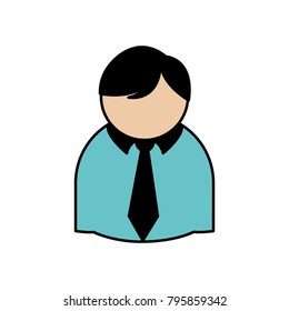 Isolated businessman design