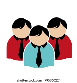 Isolated businessman design