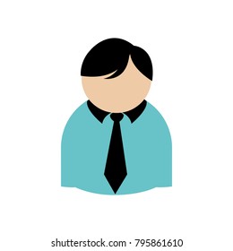Isolated businessman design