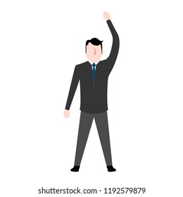 Isolated businessman icon image. Vector illustration design
