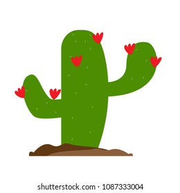 Isolated cactus icon
