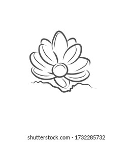 Isolated cactus icon. Outline of a succulent - Vector illustration