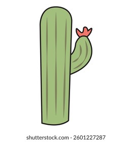 Isolated cactus mexican vector illustration