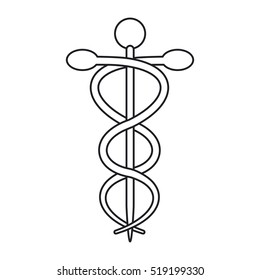 Isolated caduceus and medical care design