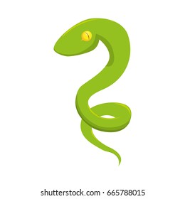 isolated caduceus snake emblem