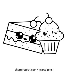 Isolated cake design