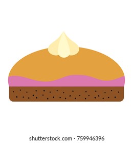 Isolated cake design