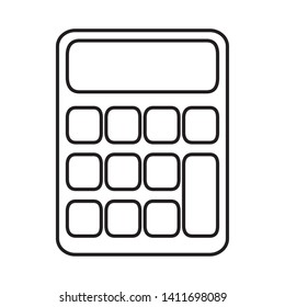 Isolated Calculator design vector illustration