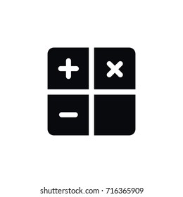 Isolated Calculator Icon. Subtraction Vector Element Can Be Used For Calculator, Calculate, Subtraction Design Concept.