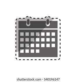 Isolated calendar date icon vector illustration graphic design