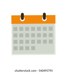 Isolated calendar date icon vector illustration graphic design