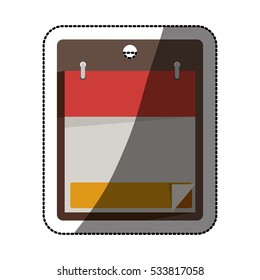 Isolated calendar design