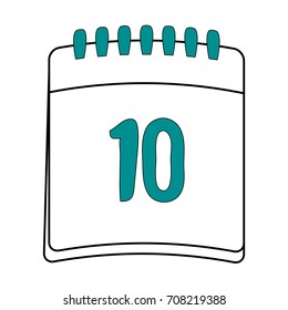 Isolated calendar design