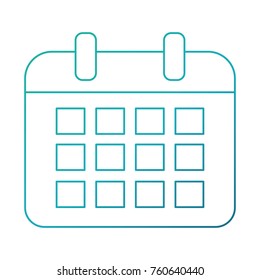 Isolated calendar design