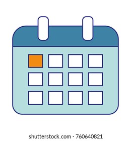 Isolated calendar design