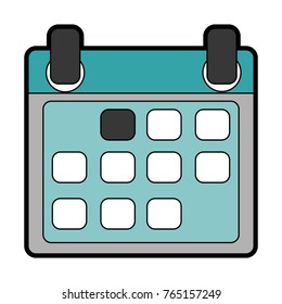 Isolated calendar design