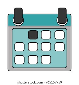 Isolated calendar design