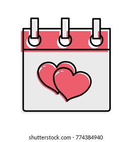 Isolated calendar design