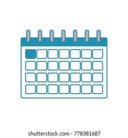 Isolated calendar design