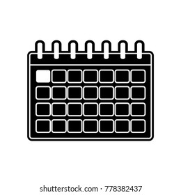 Isolated calendar design