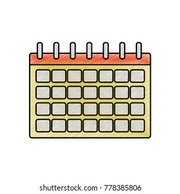 Isolated calendar design