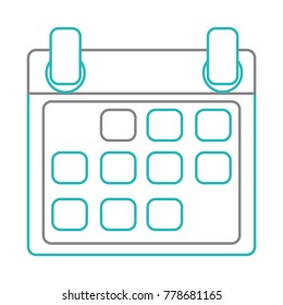 Isolated calendar design