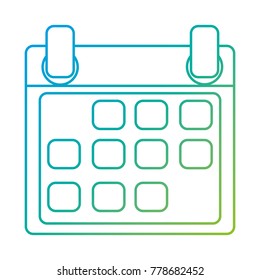Isolated calendar design